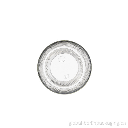 Food Jar 330ml Round Jar with Pattern NeckBase Supplier